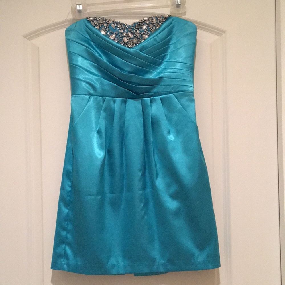 Sequin hearts Dress sweetheart neck